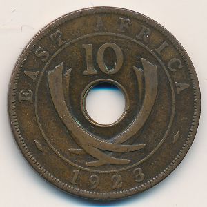Восточная Африка, 10 центов (1923 г.)