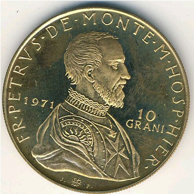Мальтийский орден., 10 грани (1971 г.)