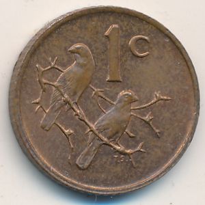 ЮАР, 1 цент (1971 г.)