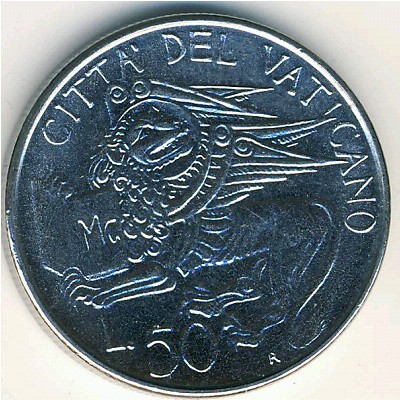 Vatican City, 50 lire, 1985
