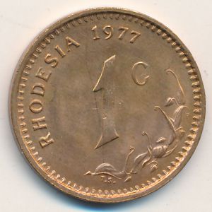 Родезия, 1 цент (1977 г.)