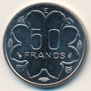 Центральная Африка, 50 франков (1976 г.)