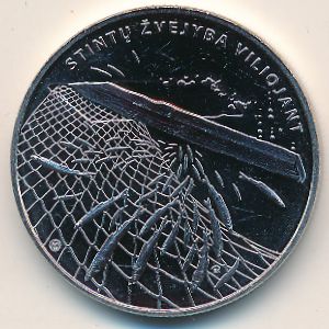 Литва, 1 1/2 евро (2019 г.)