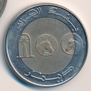 Алжир, 100 динаров (1993 г.)
