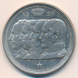 Бельгия, 100 франков (1951 г.)