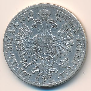 Австрия, 1 флорин (1879 г.)