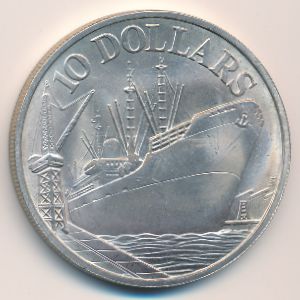 Сингапур, 10 долларов (1977 г.)