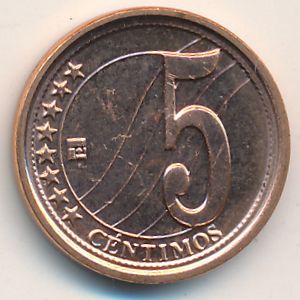 Венесуэла, 5 сентимо (2009 г.)