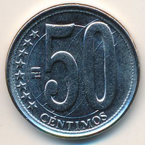 Венесуэла, 50 сентимо (2012 г.)