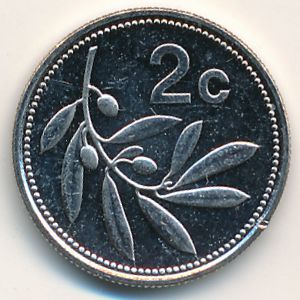 Мальта, 2 цента (2002 г.)