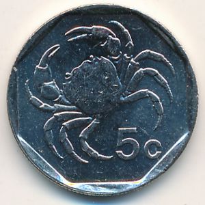 Malta, 5 cents, 2001