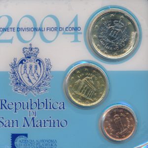 Сан-Марино, Набор монет (2004 г.)