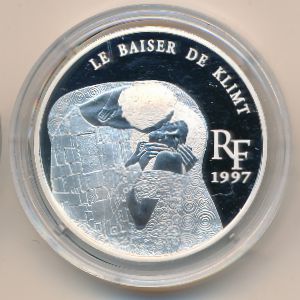 Франция, 10 франков - 1 1/2 евро (1997 г.)