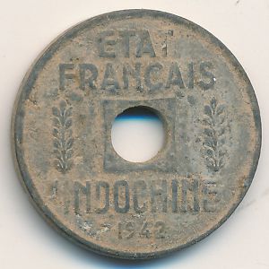 Французский Индокитай, 1/4 цента (1942 г.)