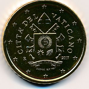 Ватикан, 50 евроцентов (2017 г.)