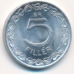 Hungary, 5 filler, 1963