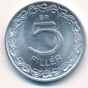 Hungary, 5 filler, 1963