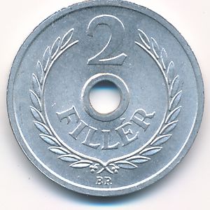 Венгрия, 2 филлера (1963 г.)