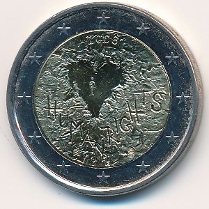 Finland, 2 euro, 2008