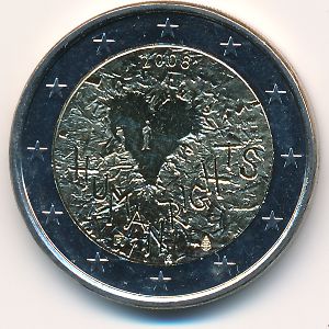 Finland, 2 euro, 2008
