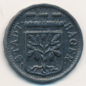 Хаген., 10 пфеннигов (1918 г.)