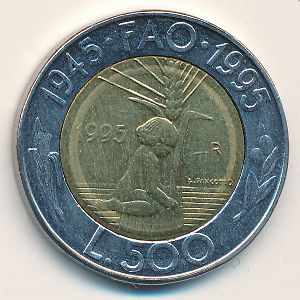 Сан-Марино, 500 лир (1995 г.)