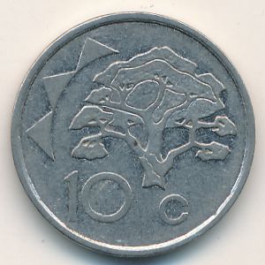 Namibia, 10 cents, 1993