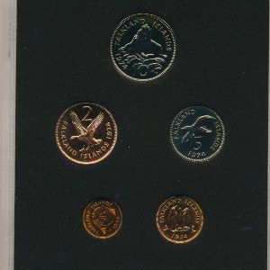 Фолклендские острова, Набор монет (1974 г.)