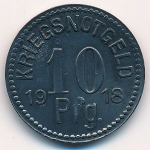 Апольда., 10 пфеннигов (1918 г.)