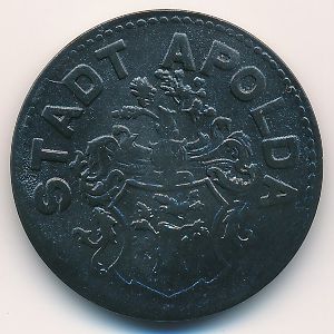 Апольда., 50 пфеннигов (1918 г.)