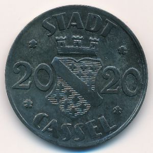Кассель., 20 пфеннигов (1920 г.)