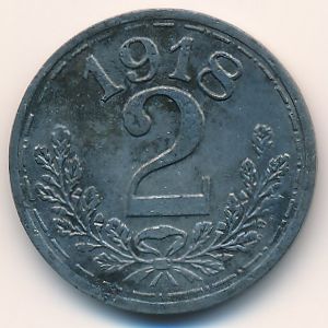 Франкенталь., 2 пфеннига (1918 г.)