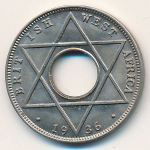 Британская Западная Африка, 1/10 пенни (1936 г.)