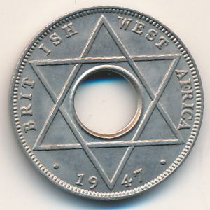 British West Africa, 1/10 penny, 1947