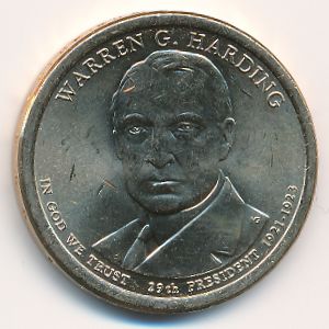 США, 1 доллар (2014 г.)