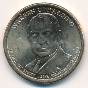 США, 1 доллар (2014 г.)