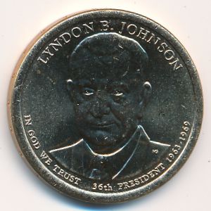 США, 1 доллар (2015 г.)