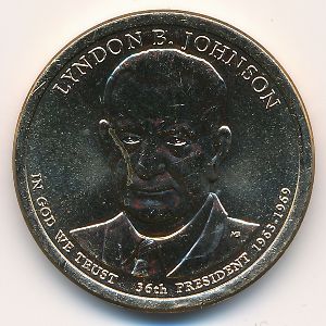 США, 1 доллар (2015 г.)