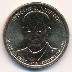 США, 1 доллар (2015 г.)