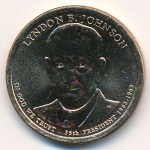 США, 1 доллар (2015 г.)