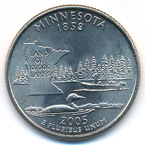 США, 1/4 доллара (2005 г.)