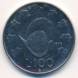 Сан-Марино, 100 лир (1979 г.)