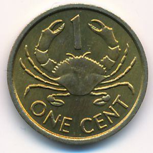 Сейшелы, 1 цент (1997 г.)