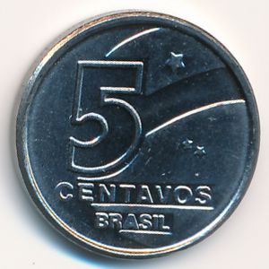 Бразилия, 5 сентаво (1989 г.)