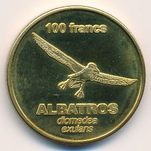 Crozet Islands., 100 francs, 2011