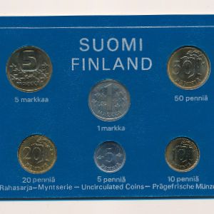 Finland, Набор монет, 1982