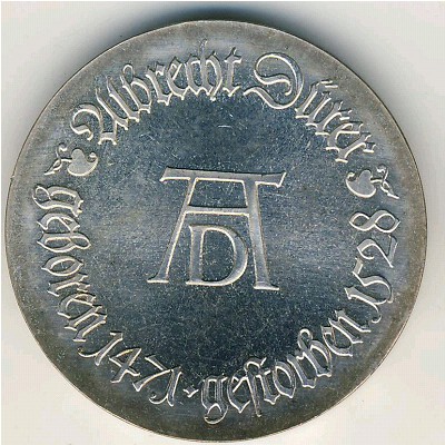 ГДР, 10 марок (1971 г.)
