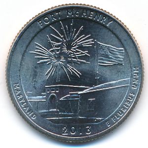 США, 1/4 доллара (2013 г.)