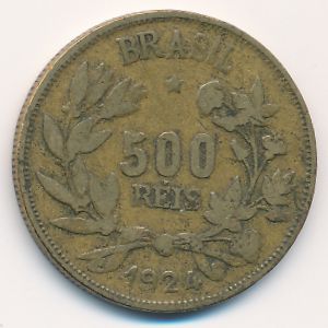 Бразилия, 500 рейс (1924 г.)