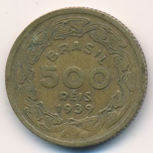 Бразилия, 500 рейс (1939 г.)